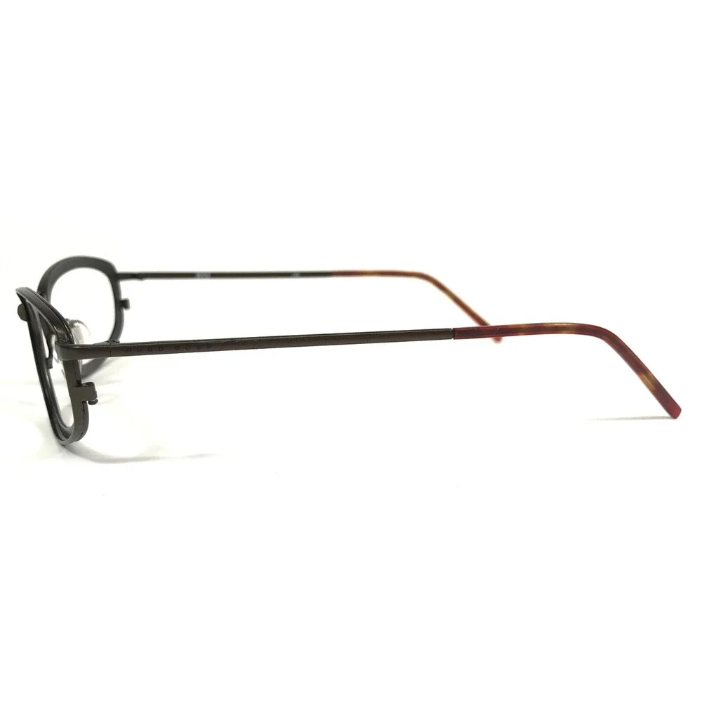 Hugo Boss Eyeglasses Frames HB5737 BR Matte Brown Oval Wrap Full Rim 59-17-145